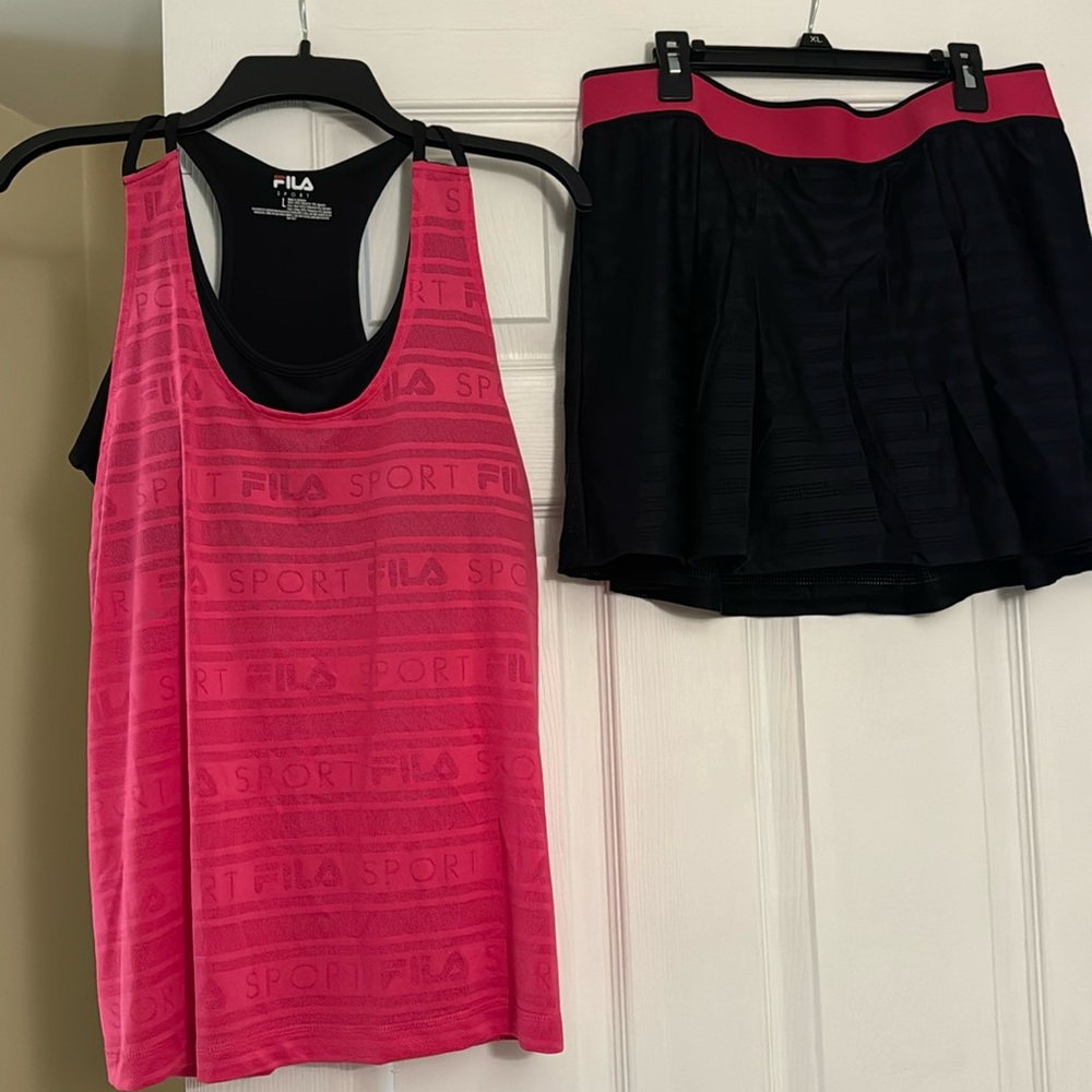 FILA 2-piece sport skirt set